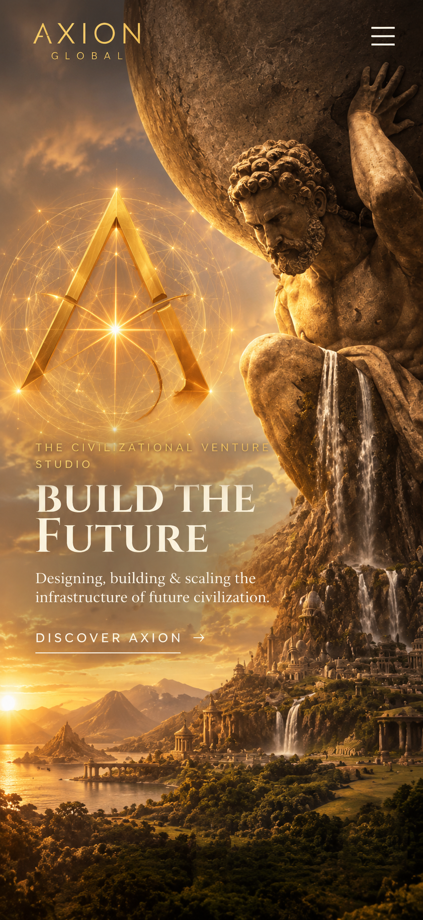 AXION — Build the Future. Designing, building & scaling the infrastructure of future civilization.